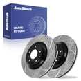 thumbnail image 2 of Detroit Axle Front Disc Brake Rotors For Acura TL & Honda Odyssey – 12.59 Inch Pair – Plain, Vented 2 of 4