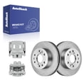 thumbnail image 1 of AutoShack Front Vented Brake Rotors + Calipers 4-PC Brake Kit Replacement for 2005-2008 Chevrolet Silverado 1500 2007-2008 Chevrolet Tahoe 2005-2008 GMC Sierra 1500 12.99" (329.9 mm), 1 of 5