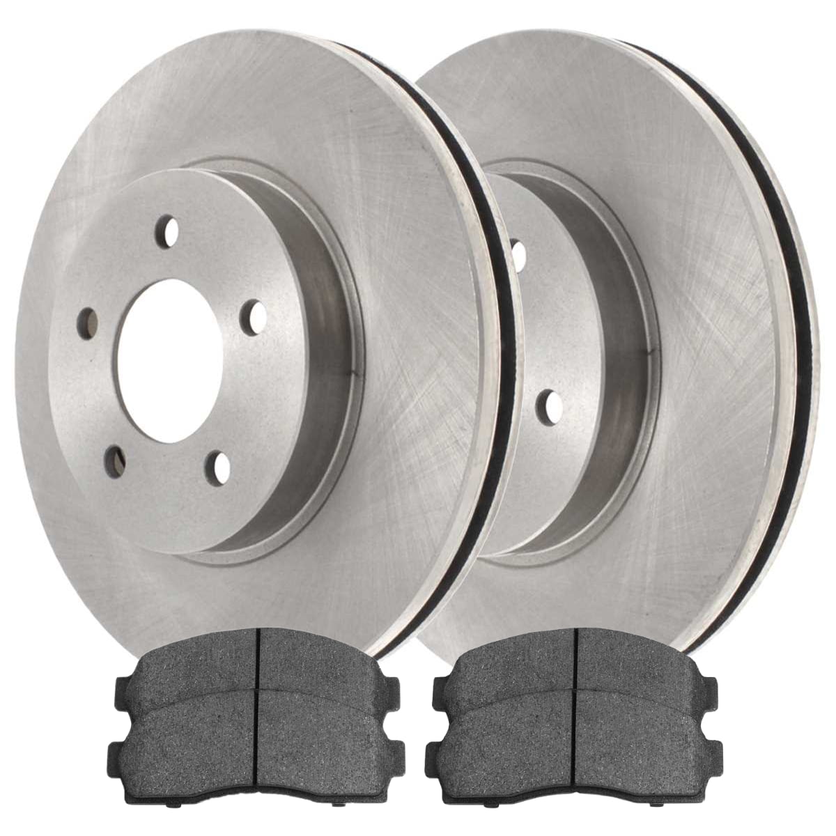 Coleccion De Minerales Kit De Frenos Chevy Equinox 2010-2017, Pastillas De Freno Delanteras Y Brake Disc Rotors