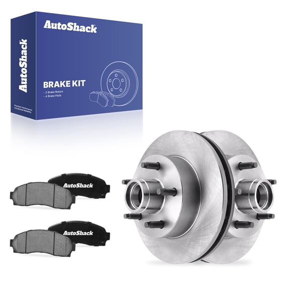 AutoShack Front Brake Rotors & Ceramic Pads for Ford & Mazda, Ranger 2003-2009 B2300 2003-2010 B3000 2003-2008, RWD 4WD L4 2.3L V6 3.0L 4.0L - 11.26" (286 mm), 5-Lug