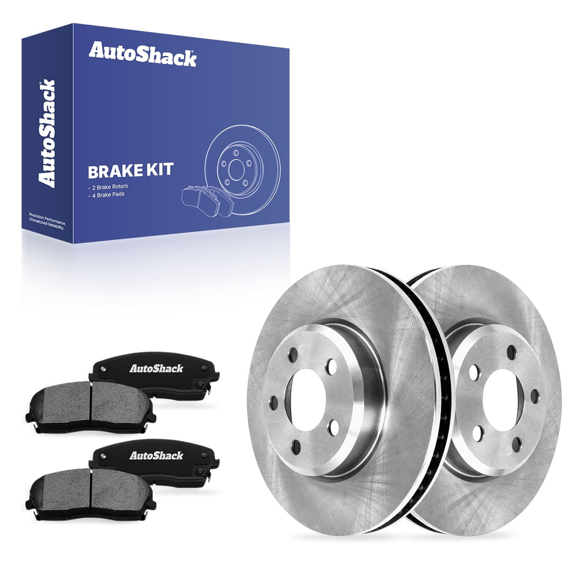 AutoShack Front Brake Rotors & Ceramic Pads for Dodge & Chrysler, Charger 2006-2023 300 2005-2023 Challenger 2009-2022 Magnum 2005-2008, RWD AWD V6 2.7L 3.5L 3.6L - 12.6" (320 mm), 5-Lug