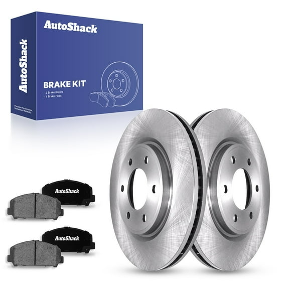 AutoShack 13.78" (350 mm) Front Vented Brake Rotors + Ceramic Brake Pads | Replacement for 2007-2010 Nissan TITAN 2007-2011 Nissan Armada 2007-2010 INFINITI QX56 | 6-PC Brake Kit