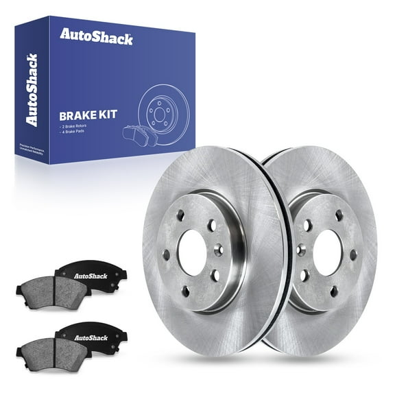 AutoShack 10.87" (276 mm) Front Vented Brake Rotors + Ceramic Brake Pads | Replacement for 2010-2015 Chevrolet Cruze 2012-2017 Chevrolet Sonic | 6-PC Brake Kit