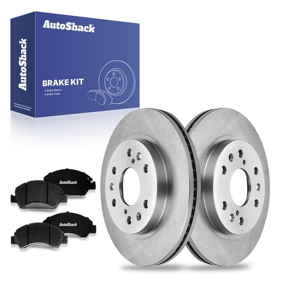 AutoShack 12.98" (329.7 mm) Front Vented Brake Rotors + Premium Ceramic Brake Pads | Replacement for 2005-2018 Chevrolet Silverado 1500 2005-2018 GMC Sierra 1500 2007-2020 GMC Yukon | 6-PC Brake Kit