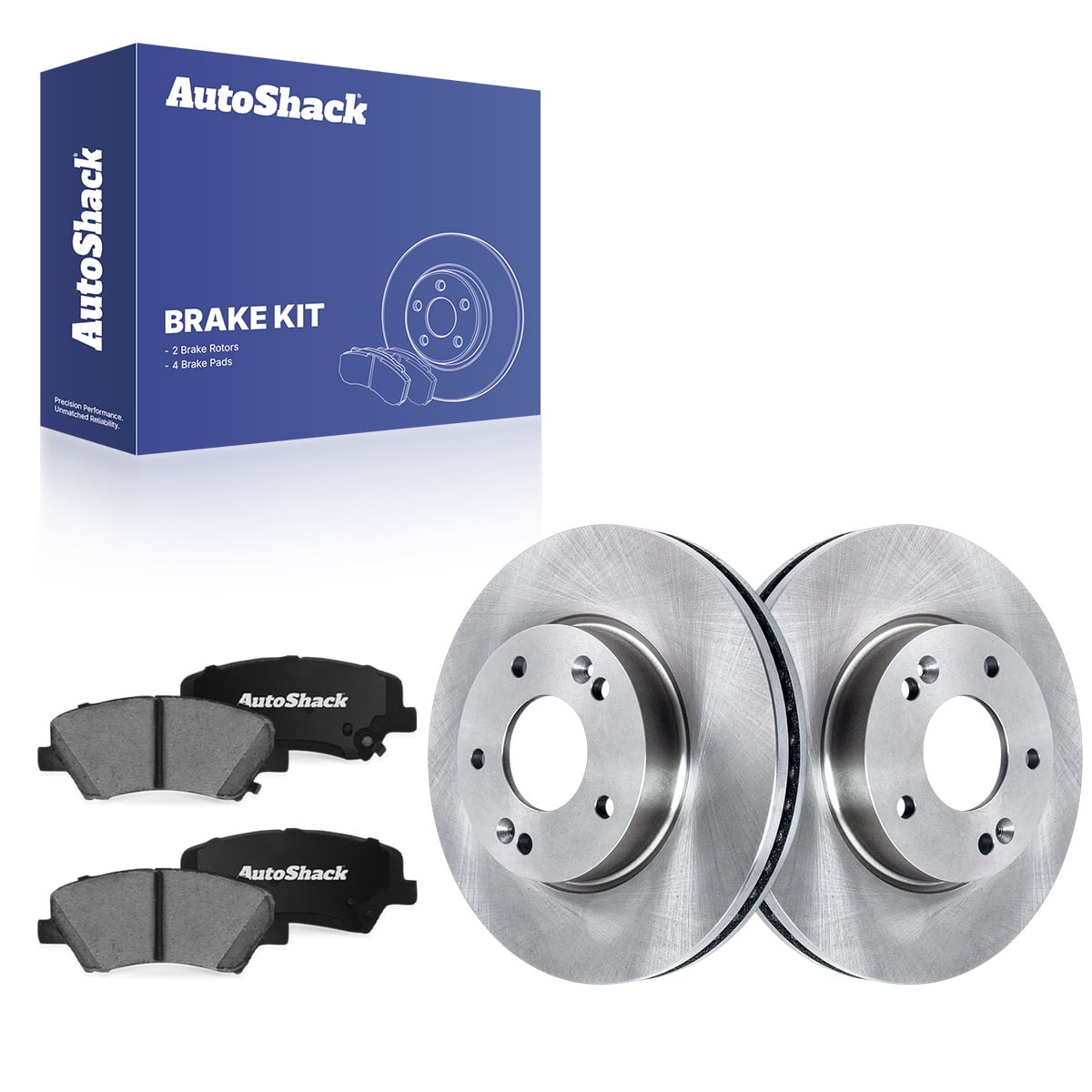 AutoShack Front Brake Rotors & Ceramic Pads for Hyundai & Kia, Elantra 2011-2016 Forte 2014-2016 Veloster 2012-2016 Elantra GT 2013-2016, FWD L4 1.6L 1.8L 2.0L - 11.02" (280 mm), 5-Lug