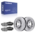 thumbnail image 1 of AutoShack Front Vented Brake Rotors + Ceramic Pads 6-PC Brake Kit Replacement for 2001-2007 Ford Taurus 1995-2002 Lincoln Continental 1993-1998 Lincoln Mark VIII 11.56" (293.6 mm), 1 of 5