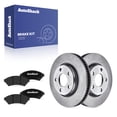 thumbnail image 1 of AutoShack Front Vented Brake Rotors + Ceramic Pads 6-PC Brake Kit Replacement for 2005-2009 Buick LaCrosse 2005-2008 Pontiac Grand Prix 2005-2009 Buick Allure 2005 Saturn Relay 11.69" (297 mm), 1 of 5