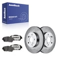 thumbnail image 1 of AutoShack Front Brake Rotors & Ceramic Pads for Toyota, Sienna 2004-2010 Camry 2005-2006 Avalon 2005-2007 Solara 2004-2008, FWD AWD L4 2.4L V6 3.0L 3.3L 3.5L - 11.65" (296 mm), 5-Lug, 1 of 5