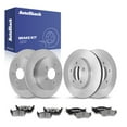 thumbnail image 1 of AutoShack Front Vented & Rear Solid Brake Rotors + Ceramic Pads 12-PC Brake Kit Replacement for 1997-2002 Ford Expedition 1998-2002 Lincoln Navigator, 1 of 5