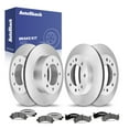 thumbnail image 1 of AutoShack Front Vented & Rear Vented Brake Rotors + Ceramic Pads 12-PC Brake Kit Replacement for 2003-2017 Chevrolet Express 3500 2003-2017 GMC Savana 3500, 1 of 5