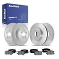 thumbnail image 1 of AutoShack Front Vented & Rear Solid Brake Rotors + Ceramic Pads 12-PC Brake Kit Replacement for 2007-2009 Lexus RX350 2006-2007 Toyota Highlander 2006-2008 Lexus RX400h, 1 of 5