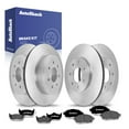 thumbnail image 1 of AutoShack Front Vented & Rear Vented Brake Rotors + Ceramic Pads 12-PC Brake Kit Replacement for 2004-2008 Ford F-150 2006-2008 Lincoln Mark LT, 1 of 5
