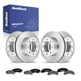 thumbnail image 1 of AutoShack Front & Rear Brake Rotors & Ceramic Pads for Ford, F-250 Super Duty 1999-2004 F-350 Super Duty 2000-2001 Excursion 2000-2005, 4WD RWD V8 5.4L 6.0L 7.3L V10 6.8L, 1 of 5