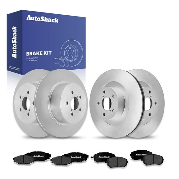 AutoShack Front & Rear Brake Rotors & Premium Pads for Subaru, Outback 2005-2009 Legacy 2006-2009, AWD H4 2.5L H6 3.0L