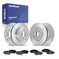 thumbnail image 1 of AutoShack Front & Rear Brake Rotors & Premium Pads for Nissan & Suzuki, Frontier 2005-2019 Equator 2009-2010, 4WD RWD L4 2.5L V6 4.0L, 1 of 5