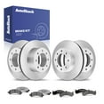 thumbnail image 1 of AutoShack Front Vented & Rear Vented Brake Rotors + Ceramic Pads 12-PC Brake Kit Replacement for 2003-2017 Chevrolet Express 2500 2003-2017 GMC Savana 2500, 1 of 5