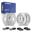 thumbnail image 1 of AutoShack Front Vented & Rear Solid Brake Rotors + Ceramic Pads 12-PC Brake Kit Replacement for 2006-2018 Toyota RAV4, 1 of 5