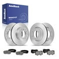 thumbnail image 1 of AutoShack Front Vented & Rear Vented Brake Rotors + Premium Ceramic Pads 12-PC Brake Kit Replacement for 2010-2024 Toyota 4Runner 2010-2023 Lexus GX460, 1 of 5