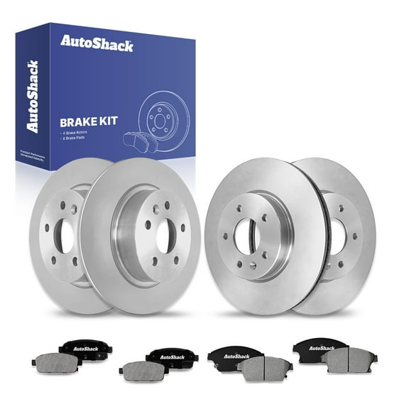 AutoShack Front & Rear Brake Rotors & Ceramic Pads for Chevrolet, Cruze 2011-2013, 2015 Sonic 2013-2016 Cruze Limited 2016, FWD L4 1.4L 1.8L