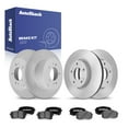 thumbnail image 1 of AutoShack Front Vented & Rear Solid Brake Rotors + Ceramic Pads 12-PC Brake Kit Replacement for 2011-2016 Kia Sportage 2010-2015 Hyundai Tucson, 1 of 5