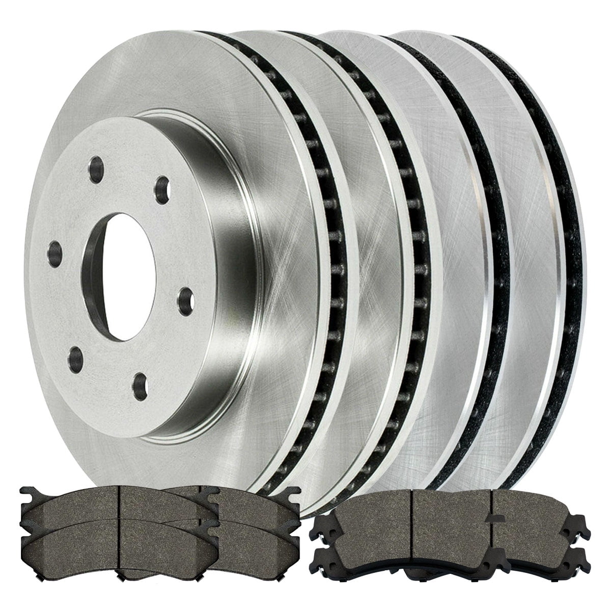 AutoShack Brake Rotors & Ceramic Pads Kit for Chevrolet, GMC, Cadillac ...
