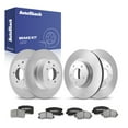 thumbnail image 1 of AutoShack Front & Rear Brake Rotors & Ceramic Pads for Jeep & Chrysler, Patriot 2007-2008, 2010-2017 Compass 2007-2017 200 2011-2014, FWD 4WD AWD L4 2.0L 2.4L V6 3.6L, 1 of 5