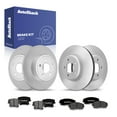 thumbnail image 1 of AutoShack Front Vented & Rear Solid Brake Rotors + Ceramic Pads 12-PC Brake Kit Replacement for 2006-2016 Dodge Charger 2005-2022 Chrysler 300 2009-2017 Dodge Challenger, 1 of 4