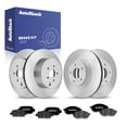 thumbnail image 1 of AutoShack Front & Rear Brake Rotors & Ceramic Pads for INFINITI & Nissan, G37 2011-2013 G35 2005-2007 370Z 2010-2020 350Z 2006-2009 M35 2006-2009 Q40 2015 QX50 2014-2015, RWD AWD V6 3.5L 3.7L, 1 of 5