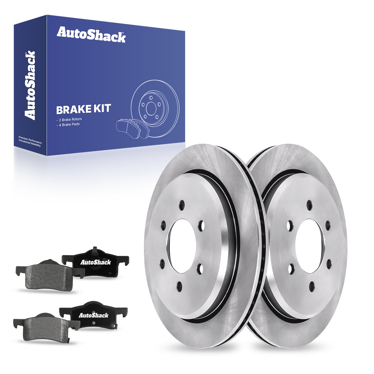 Detroit Axle - 10pc Front And Rear Disc Brake Rotors Ceramic Brakes Pads 2020 2021 2022 2023