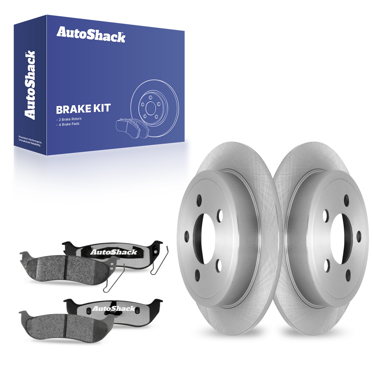 Detroit Axle Rear Brake Rotors - Set Of 2 For 2008-2012 Jeep