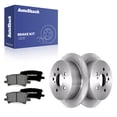 thumbnail image 1 of AutoShack Brake Rotors with Brake Pads Rear Brake Rotor & Pad Replacement Kit for 2004-2006 Lexus RX330 2006-2008 RX400h 2007-2009 RX350 2004-2007 Toyota Highlander 2.4L 3.3L 3.5L V6 PCDR4135841358996, 1 of 4