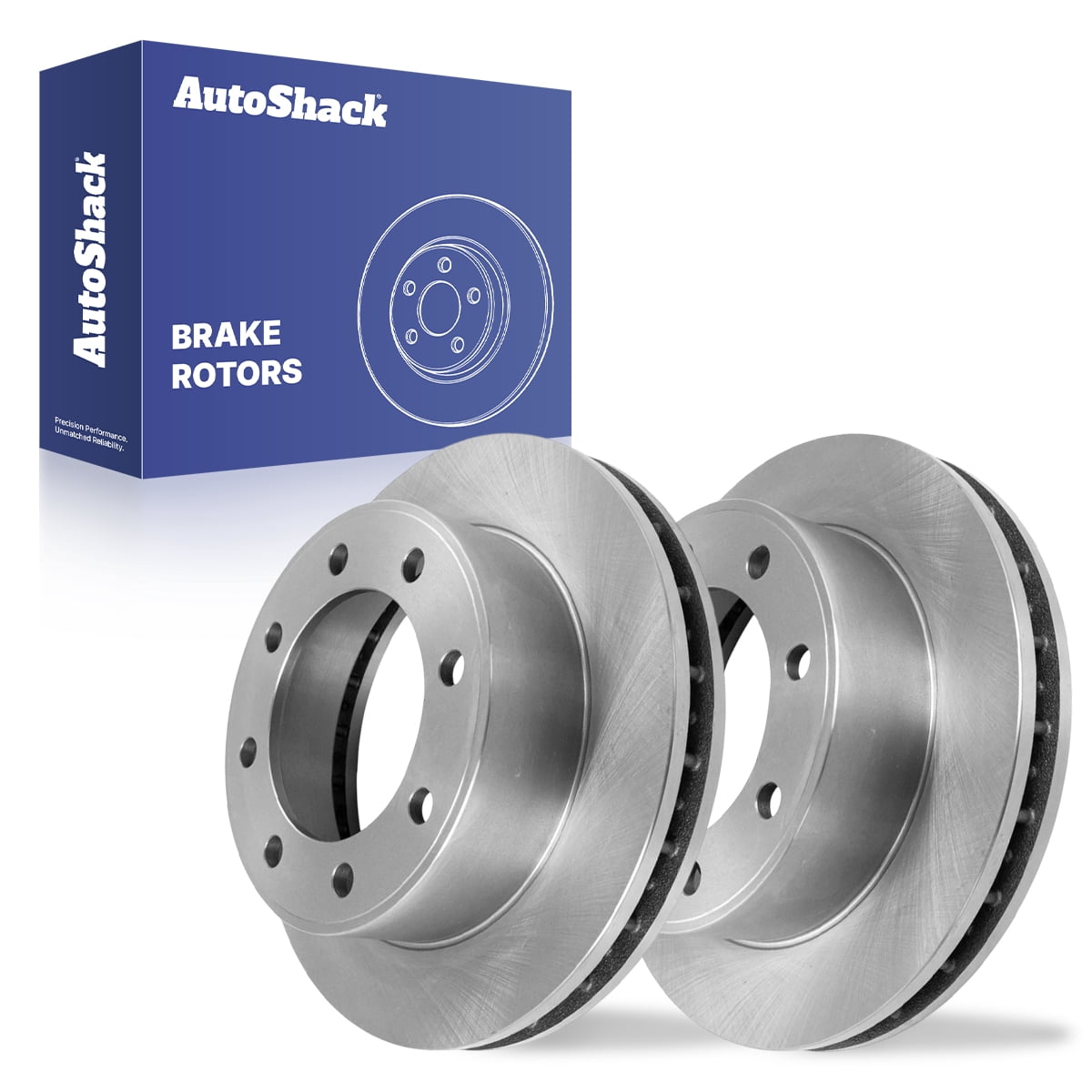 AutoShack Front Brake Rotors for Ford, F-250 Super Duty 1999-2004 F-350 Super Duty 1999-2004 Excursion 2000-2005, 4WD RWD V8 5.4L 6.0L 7.3L V10 6.8L - 13.02" (330.7 mm), 8-Lug