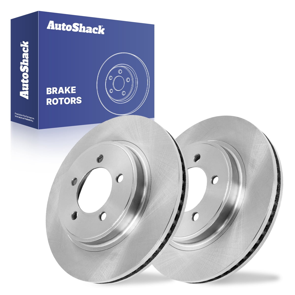 Auto Shack Front Drilled & Slotted Brake Rotors For Ford Explorer Sport Trac 4.0L 4.6L (2006-2010)