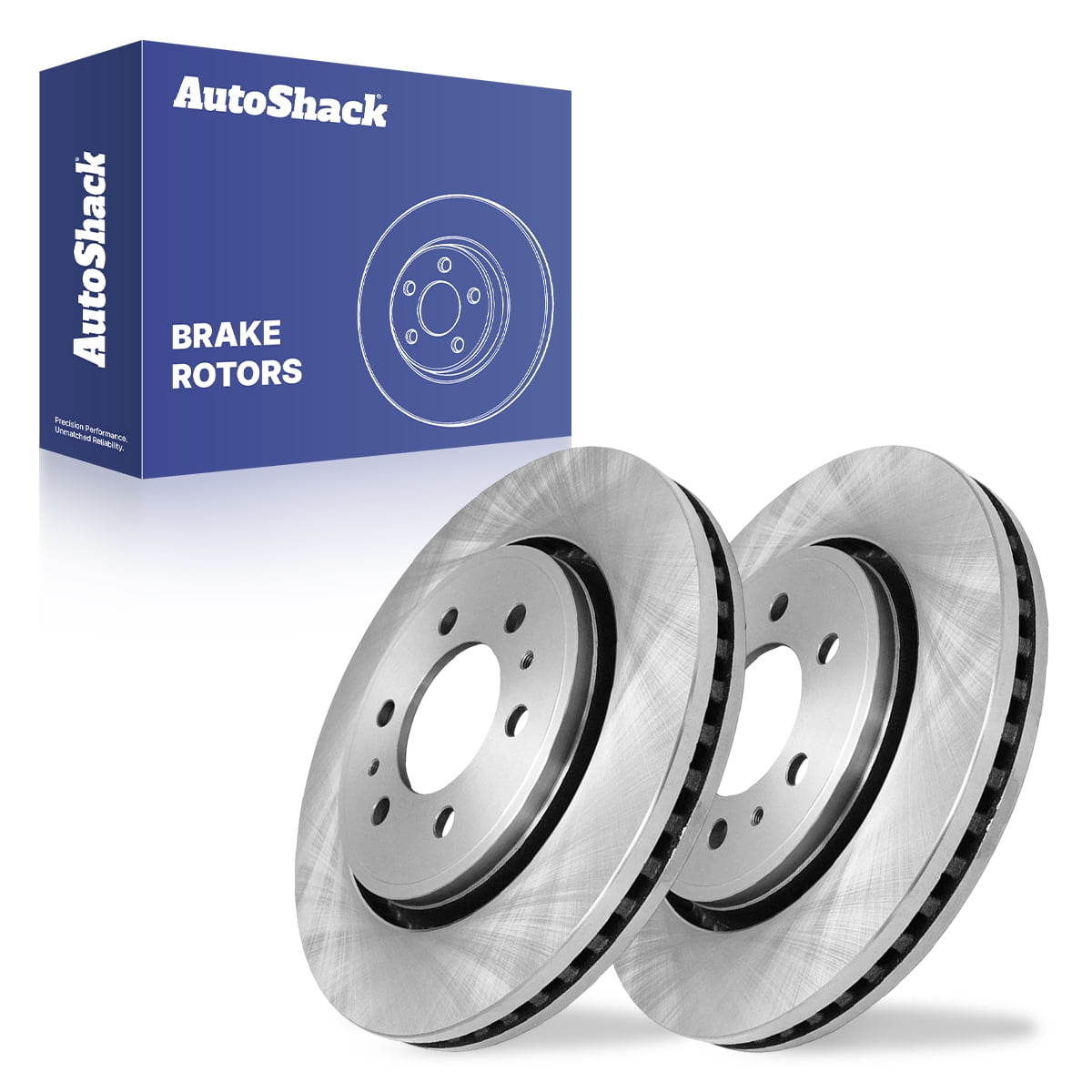 AutoShack Front Brake Rotors for Ford & Lincoln, F-150 2010-2020 Expedition 2007-2021 Navigator 2007-2021, 4WD RWD AWD V6 2.7L 3.0L 3.3L 3.5L 3.7L V8 4.6L 5.0L 5.4L 6.2L - 13.78" (350 mm), 6-Lug