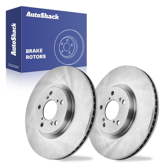 AutoShack 12.98" (329.8 mm) Front Vented Brake Rotors | Replacement for 2009-2015 Honda Pilot 2007-2013 Acura MDX 2014-2020 Acura RLX | 2-PC Set