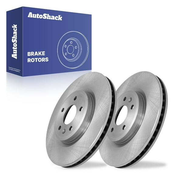 AutoShack 12.8" (325 mm) Front Vented Brake Rotors | Replacement for 2011-2019 Ford Explorer 2010-2019 Ford Taurus 2009-2012 Lincoln MKS 2010-2019 Lincoln MKT | 2-PC Set