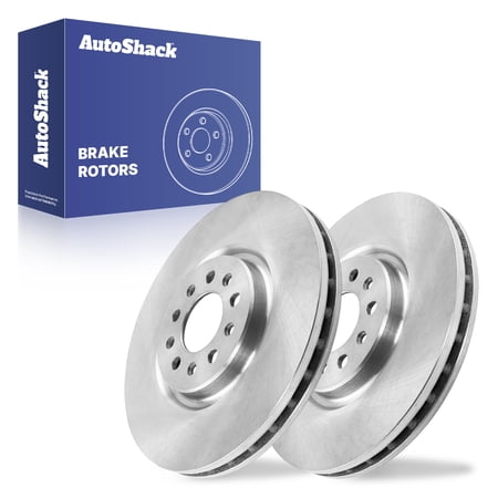 AutoShack Front Brake Rotors for Jeep, Chrysler & Dodge, Cherokee 2014-2023 200 2015-2017 Compass 2023, 2025 Hornet 2023-2025, AWD FWD 4WD L4 2.0L 2.4L V6 3.2L 3.6L - 12.99" (330 mm), 5-Lug