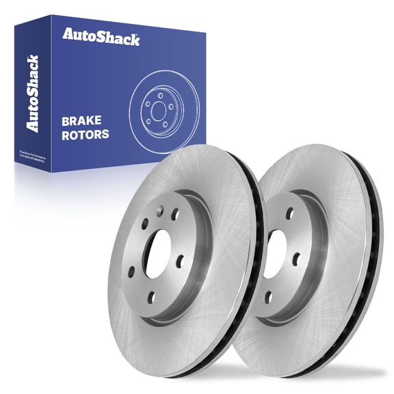 AutoShack Front Brake Rotors for Chevrolet & GMC, Equinox 2010-2017 Terrain 2010-2017 Malibu 2013-2015 Camaro 2010-2015, RWD AWD FWD L4 2.0L 2.4L 2.5L V6 3.0L 3.6L - 12.64" (321 mm), 5-Lug