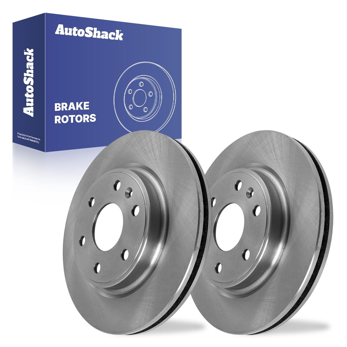 AutoShack Front Brake Rotors for Chevrolet, GMC, Buick & Saturn, Traverse 2009-2017 Acadia 2007-2016 Enclave 2008-2017 Acadia Limited 2017 Outlook 2007-2010, AWD FWD V6 3.6L - 12.8" (325 mm), 6-Lug
