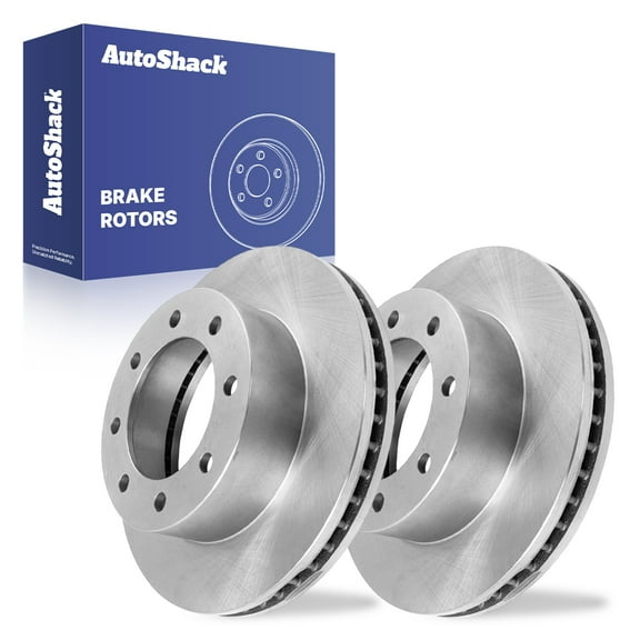 AutoShack 13.66" (347 mm) Front Vented Brake Rotors | Replacement for 2005-2013 Ford F-250 Super Duty 2005-2012 Ford F-350 Super Duty | 2-PC Set