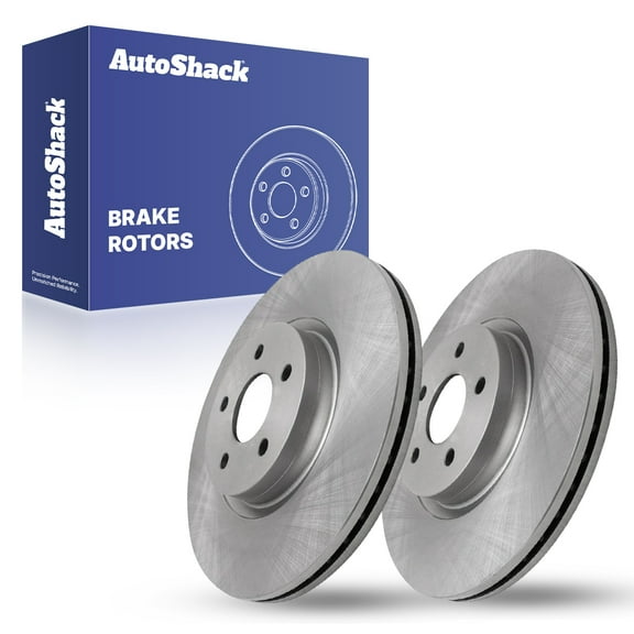 AutoShack 12.6" (320 mm) Front Vented Brake Rotors | Replacement for 2013-2019 Ford Escape 2013-2014 Ford Focus 2018-2019 Lincoln MKC 2004-2011 Volvo S40 2006-2013 Volvo C70 | 2-PC Set