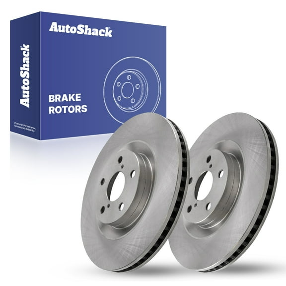 AutoShack Front Vented Brake Rotors 2-PC Set Replacement for 2013-2020 Lexus GS350 2016-2022 Lexus IS300 13.15" (334 mm)