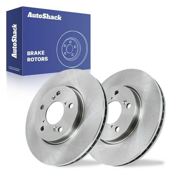 AutoShack 11.64" (295.6 mm) Front Vented Brake Rotors | Replacement for 2005-2010 Honda Odyssey | 2-PC Set