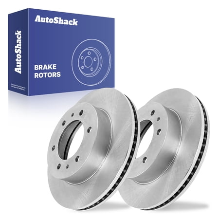 AutoShack Front Brake Rotors for Hummer, H3 2006-2010 H3T 2009-2010, 4WD L5 3.5L 3.7L V8 5.3L - 12.4" (315 mm), 6-Lug