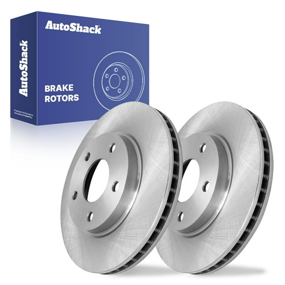 AutoShack 10.87" (276 mm) Front Vented Brake Rotors | Replacement for 2007-2012 Dodge Caliber 2008-2017 Mitsubishi Lancer | 2-PC Set