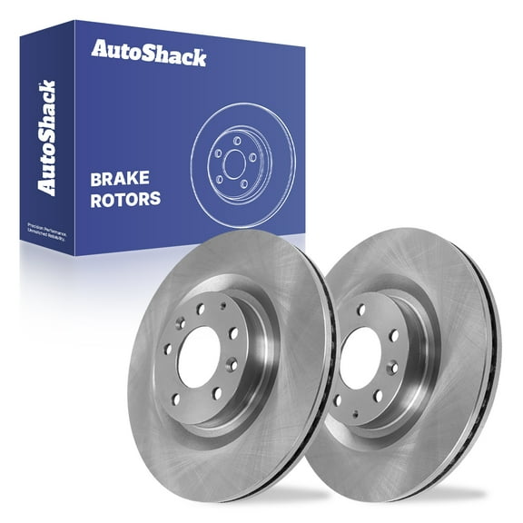 AutoShack 12.59" (319.8 mm) Front Vented Brake Rotors | Replacement for 2007-2015 Mazda CX-9 | 2-PC Set