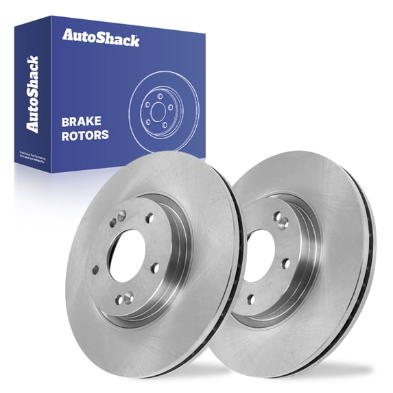 AutoShack Front Vented Brake Rotors 2-PC Set Replacement for 2011-2013 Kia Sorento 2010-2012 Hyundai Santa Fe 11.81" (300 mm)