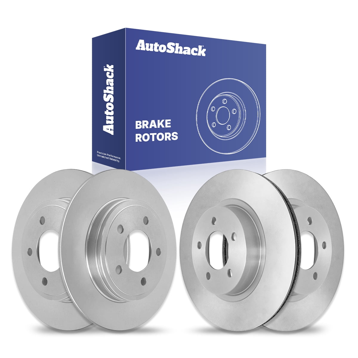 AutoShack Front & Rear Brake Rotors for Dodge & Chrysler, Intrepid 1998-2004 300M 1999-2004 Concorde 1998-2004 LHS 1999-2001, FWD V6 2.7L 3.2L 3.5L