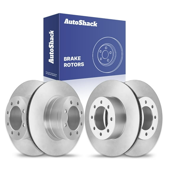 AutoShack Front Vented & Rear Vented Brake Rotors 4-PC Set Replacement for 2006-2008 Dodge Ram 1500 2003-2008 Dodge Ram 2500