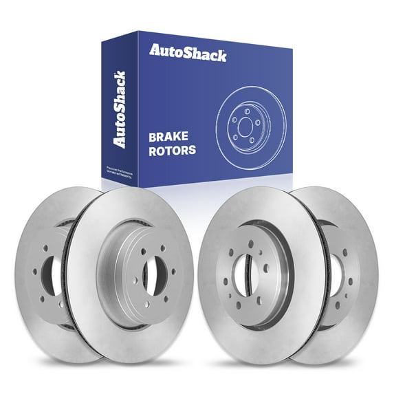 AutoShack Front & Rear Brake Rotors for Ford, F-150 2012-2020, 4WD RWD AWD V6 2.7L 3.0L 3.3L 3.5L 3.7L V8 5.0L 6.2L